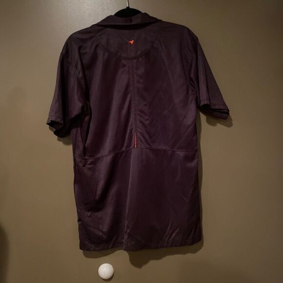 Vodafone McLaren Mercedes Crew Shirt Brown Size Large - Picture 7 of 12